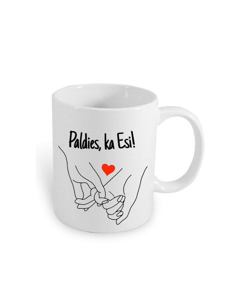 Valentīndienas krūze “Paldies, ka Esi” 330ml