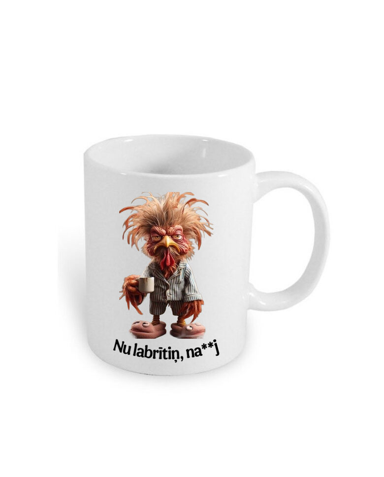 Mug with humor “Nu labrītiņ,…” – a playful and cheerful gift!