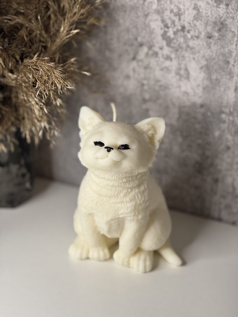 Large Soy Wax Candle – Cat