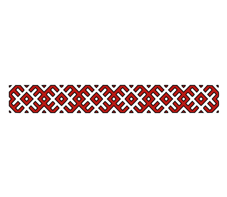 Heat-Transfer Sticker with Latvian Symbols