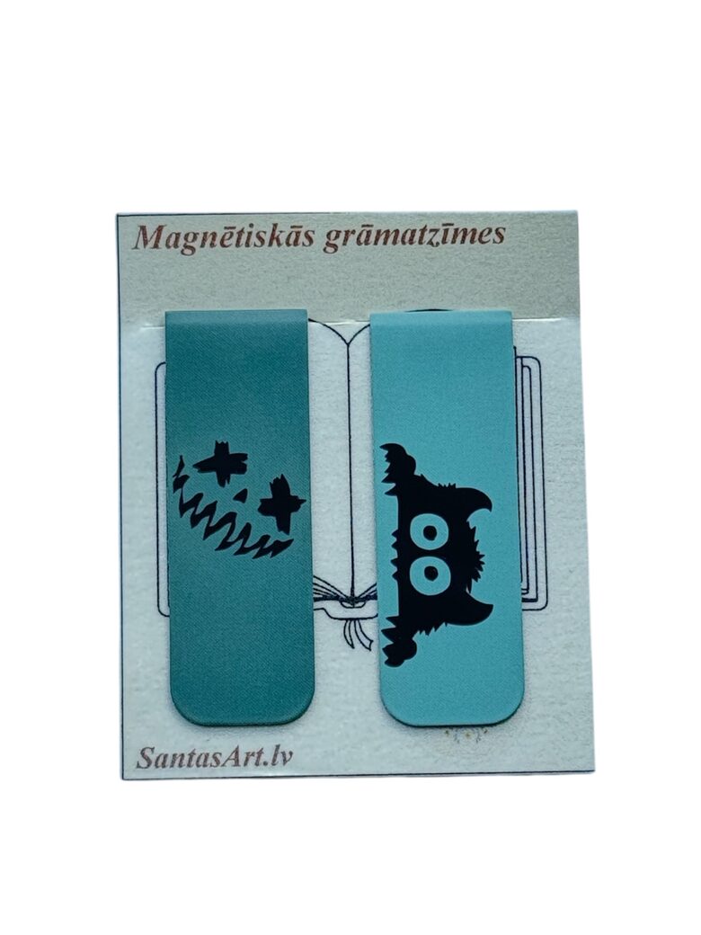 MAGNETIC BOOKMARKS | BLACK MONSTERS
