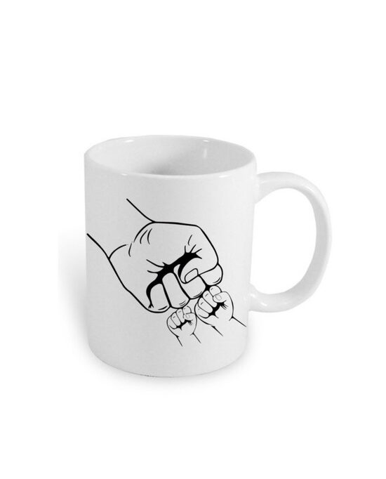 Tēvu dienas dāvana, krūze ar rociņām 330ml