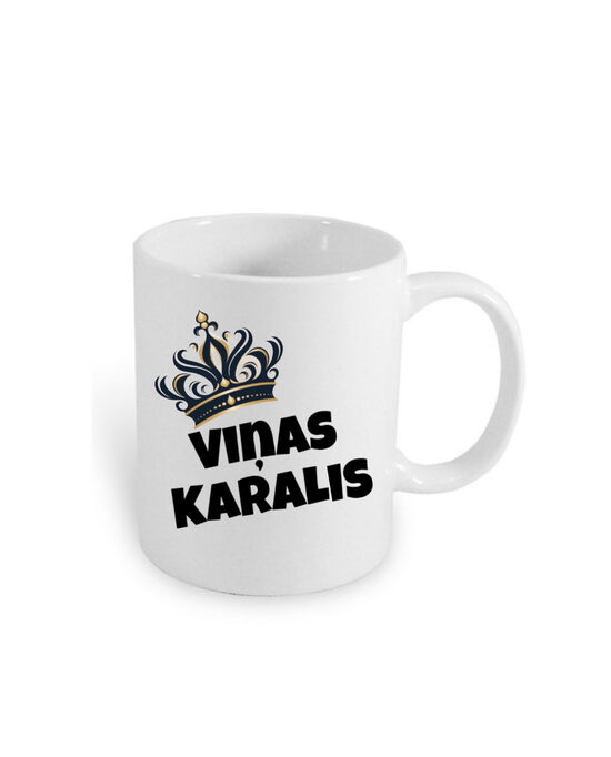 Valentīndienas krūze “Viņas KARALIS” 330ml