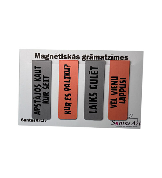 MAGNETIC BOOKMARKS 4 Pcs. 