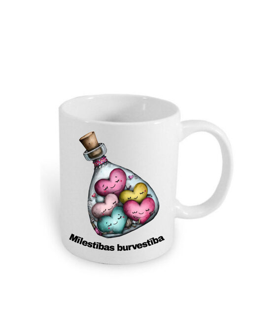 Valentīndienas krūze “Mīlestības burvestība” 330ml