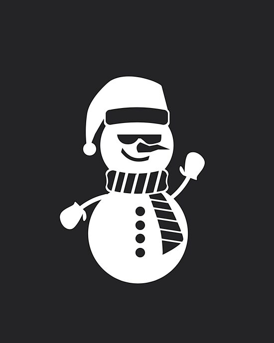 Dekoratīva uzlīme logam “Sniegavīrs” – ziemas dekors