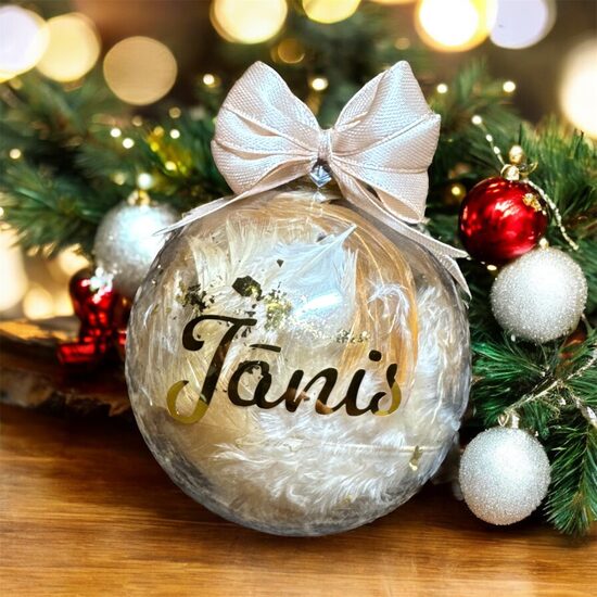 Personalizēta eglīšu bumba 8cm